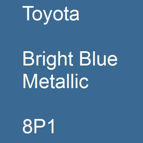 Toyota, Bright Blue Metallic, 8P1.